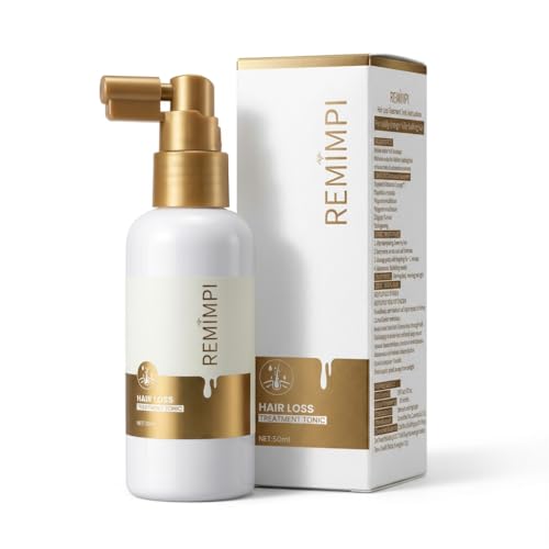 REMIMPI Hair Growth Support Tonic, Scalp Nourishing Serum with Ginger Root & Ginseng, Strengthens Hair Roots, Supports Thicker & Healthier Hair, Daily Leave-In Scalp Treatment, 50ml