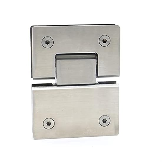 Cerniere Per Porta Doccia In Vetro - Acciaio Inox, Per Vetri 8-12mm, Apertura 180 Gradi