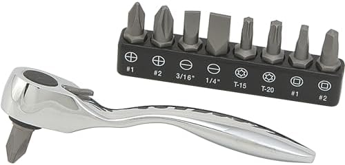 Klutch 11-Pc. Offset Micro Bit Driver Set - 1/4in. Drive miniatura 2