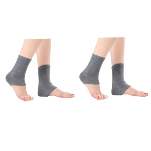BESPORTBLE 2pcs ?wiczenia ?e ankle support wrap Wool Foot Sleeve Oddychaj?ce skarpetki do kostek ankle