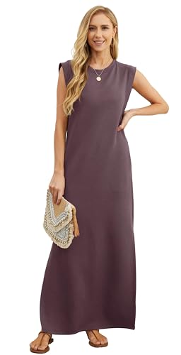 image for GRECERELLE Womens Summer Vacation Casual Loose Split Long Maxi Dress w