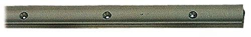 Rail aluminium 25x16mm Viadana 2m coulisseau téflon accastillage bateau