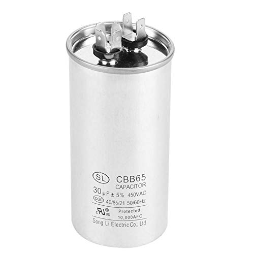 Condensatore CBB65A-1, condensatore motore cilindrico 30uF CA da 450 V per motori del condizionatore d'aria