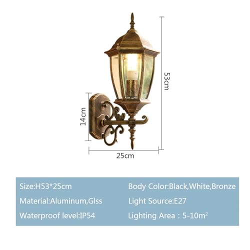 Appliques murales extérieures LED au design imperméable pour balcon - 6