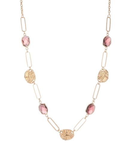 Dazylleco Collana Donna Oro Lunga Collana Catena Lunghe con Perline