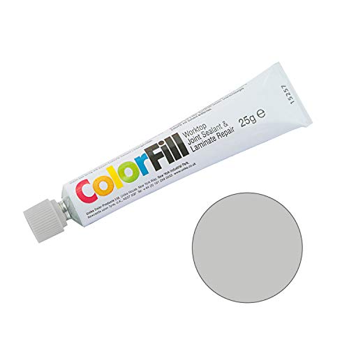 Unika Colorfill Laminate Worktop Joint Sealer Compound Repair Sealant (Cf047 Grey Dust)