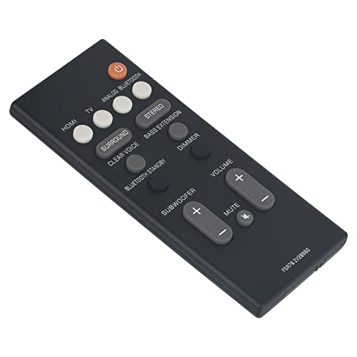 VINABTY FSR78 ZV28960 Remote Control Compatible with Yamaha Soundbar YAS-106 ATS-1060 YAS107 YAS-107 ATS-1070 YAS207 YAS-207 ATS-2070 YAS-CU207 YAS-108 YAS-207BL ATS1060 ATS1070 YAS-106BL NS-WSW42 - Image 2