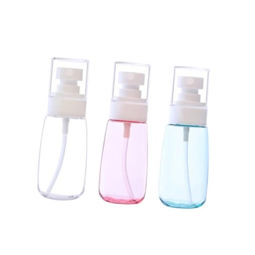 SAFIGLE 3 Piezas Botella de spray Contenedores de viajes para el cuidado de la piel Mini botella de viaje botellas recargables de viaje botella de bomba de viaje botellas de rociador
