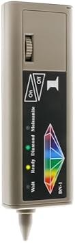 Diamond Moissanite Tester, Reliable High Accuracy Jewelry Diamond Tester Pen for Genuine Diamond, Synthetic Moissanite, Non-Diamond Portable Lightweight LED Diamond Detector