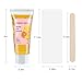 Honey Wax Hair Removal Kit, Sugar Wax for Face Hair Removal Women Sugar Waxing Kit for Women Brazilian Wax for Bikini Hair Removal Sugaring Wax Kit with Strips