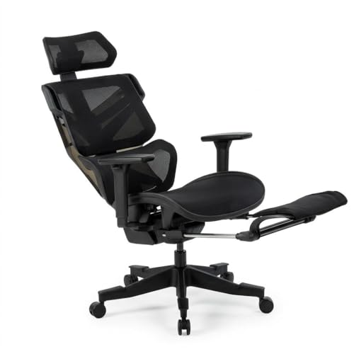 【2022アジア大会公式指定・BIFMA認証済み】TGIF Gaming ゲーミングチェア 720°二重回転3Dアームレスト フットレスト 人間工学椅子 腰背分区デザイン オフィスチェア 適応型シャーシ搭載 135°リクライニング 3Dヘッドレスト 国際認証取得 プロゲーマー推奨 ランバーサポート ブラック