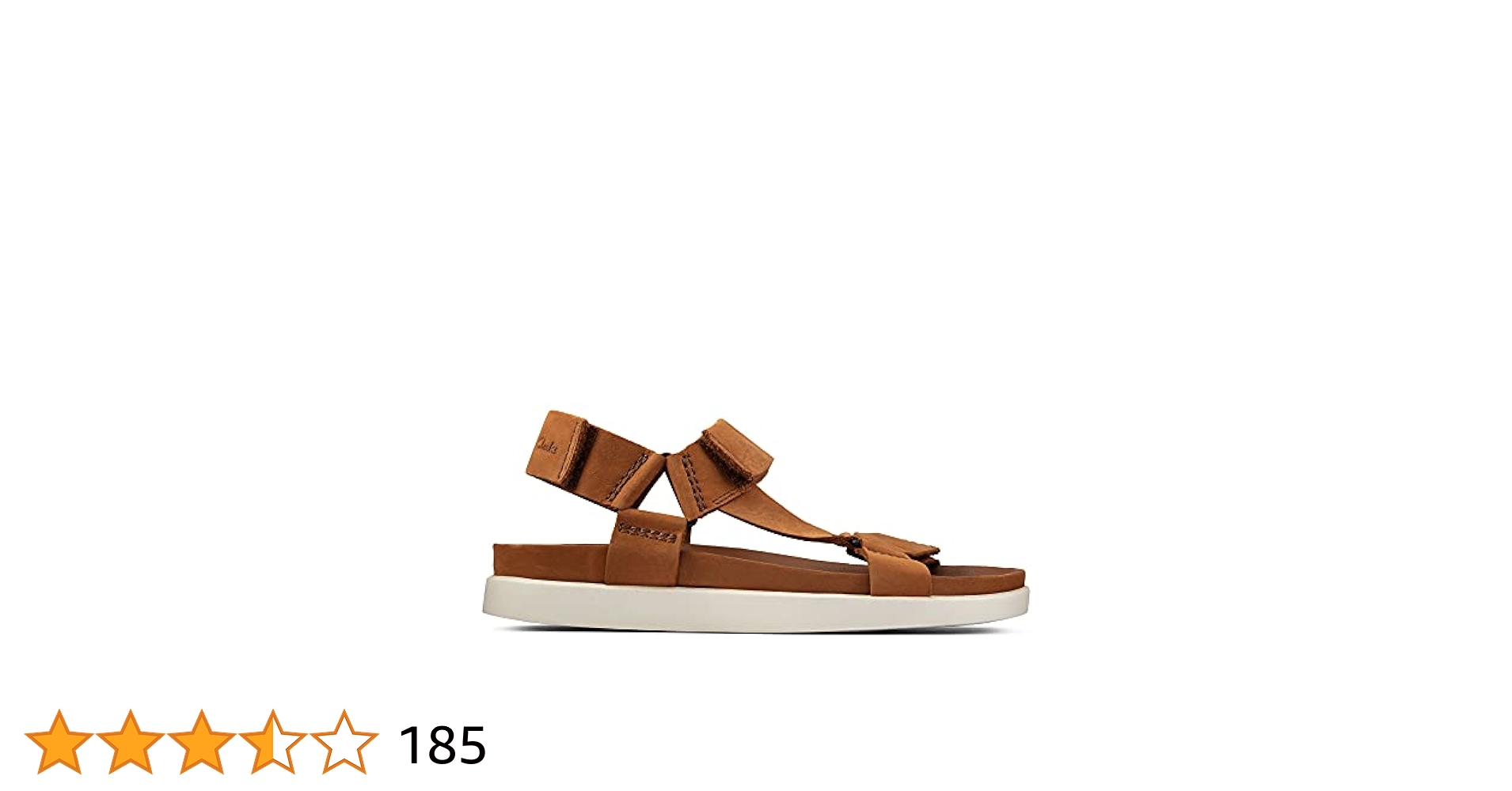 Amazon | Clarks メンズ Sunder Range サンダル, ブラック