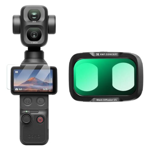 K&F CONCEPT Pocket4 Pro��p �u���b�N�~�X�g1/4 �t�B���^�[ �V�l�}�e�B�b�N�ȕ`�� �n�C���C�g�}�� ���[�\