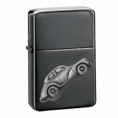 Briquet à essence coupe-vent Morris Minor 2 portes Saloon ref160 rechargeable noir