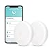 Produktbild HBN WLAN Wassermelder 2er Set Smart Wasseralarm WiFi Wassersensor Wasserwächter Batteriebetrieben mit 75dB Lautstärke für Waschmaschine, Bad, Küche, Keller usw.