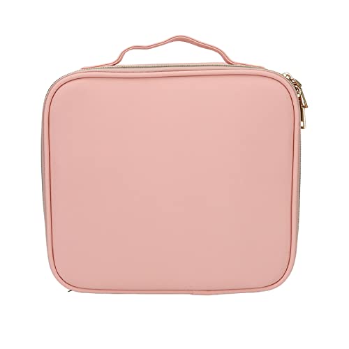 Custodia per Trucchi da Viaggio con Specchio Illuminato Grande capacità Illuminazione a LED Regolabile Divisori Rimovibili Materiale pelle PU - Perfetta per Viaggi