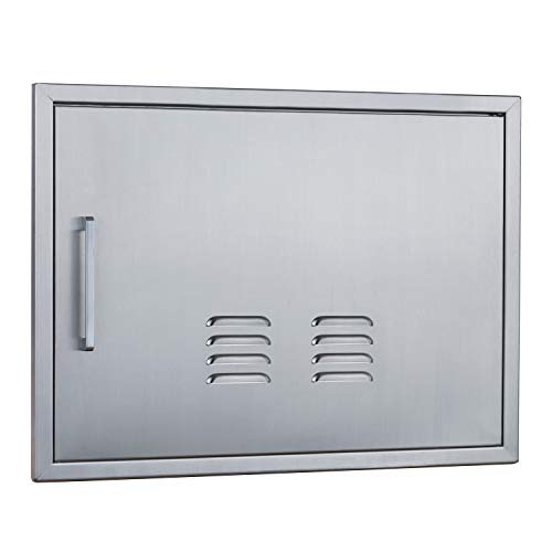 Weekly Top Sale Vented Outdoor Kitchen Doors-23"W x 17“H-Stainless Steel BBQ Single Access Door w/ Right Swing,Flush Mount for Outdoor Kitchen and BBQ Island Weekly Top Sale Vented Outdoor Kitchen Doors-23"W x 17“H-Stainless Steel BBQ Single Access Door w/ Right Swing,Flush Mount for Outdoor Kitchen and BBQ Island