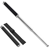 ポータブル 伸縮式護身棒 3段 護身用スティック 20-53cm伸縮 アウトドア 車載用 防身用 携帯便利 多機能トレッキングポール 自己防衛 緊急ツール ウォーキングスティック 自己防衛対応 防犯グッズ 護身グッズ 男女兼用 収納バック付