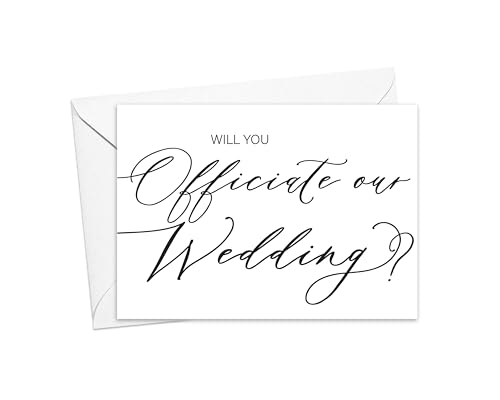 Designing Moments Wedding Officiant Proposal Card