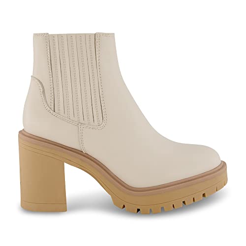 Cushionaire Women's Beckett Chelsea Boot +Memory Foam, Wide Widths Available, Cream 10 #TOP3