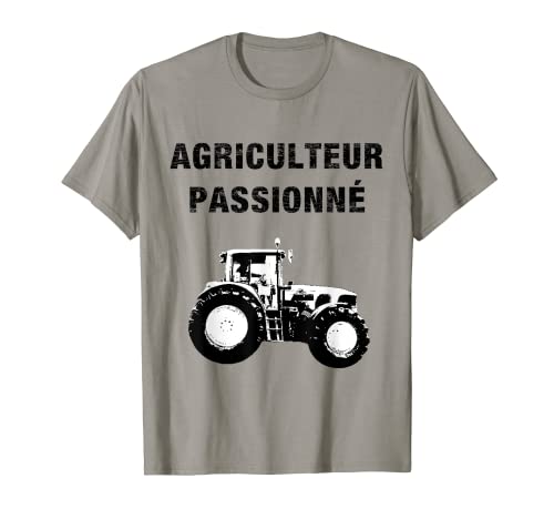 Mens Tractor Farmer Passionate Farmer Agriculture Peasant T-Shirt