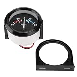 52mm Universal Auto Amperemeter, 60-0-60A 12V Gleichstrommesser Mit Hintergrundbeleuchtung Für Benzinfahrzeuge