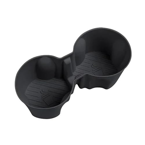 Tapis de console pour Tesla Model Y Juniper : protection silicone noir