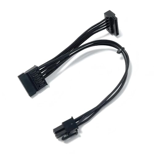 Cable de energía JINTAI 2x2 a 2 SATA 15P 200+80mm miniatura 7