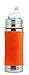 Pura Kiki 11 Oz / 325 Ml Stainless Steel Sippy Cup with Silicone XL Sipper Spout & Sleeve, Orange (Plastic Free, Nontoxic Certified, Bpa Free)