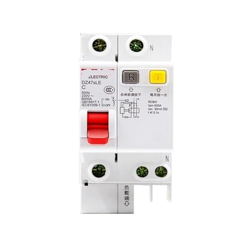 Disjoncteur de fuite DZ47sLE-1P+NP évite les coupures sur réseau 220V