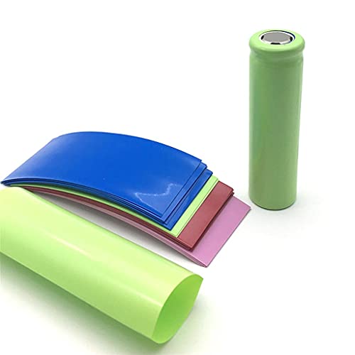 Nastro termoretraibile - 50 guaine in PVC pretagliate per 21700-10 colori 35 mm x 78 mm isolamento e protezione dallumidità