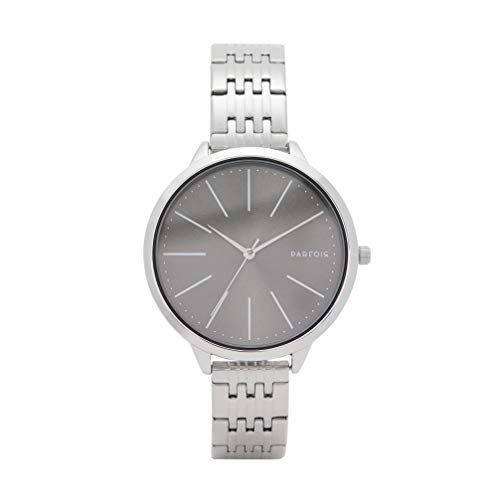 Parfois – Reloj Correa De Acero Esfera A Contraste – Mujeres