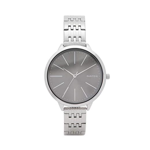 Parfois - Reloj Correa De Acero Esfera A Contraste - Mujeres - Tallas Única - Plateado