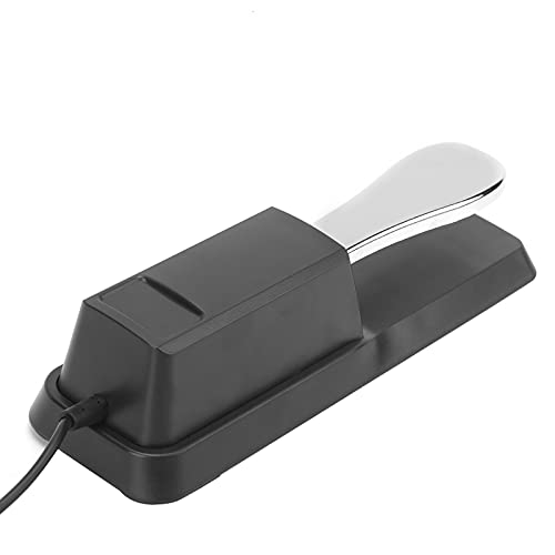 Sustain Pedal, Anti‑Rust High‑Brightness High‑Toughness Anti‑Skid Pad Precisely Polished Midi Keyboard Pedal For Midi Keyboard For Digital Piano #TOP27