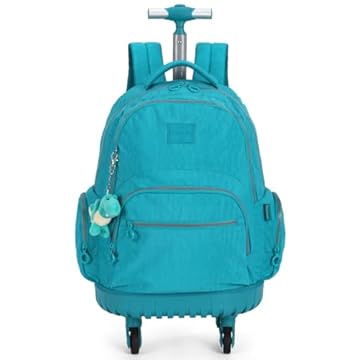 Mochila 4 Rodinhas Giro 360 Crinkle Notebook Up4you Pelucia MC47157UP Verde