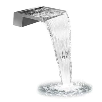 Huma Fountains and Pools Stainless Steel Cascade Blade Nozzle,Water DESENT, Water Blades, Water Fountain (3 FEET) (3 feet)