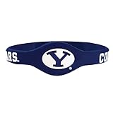 Fan Frenzy Gifts Silicone Bracelet Officially Licensed College Silicone Bracelets | NCAA Football Bracelets | University Team Jewelry, (Brigham Young University)