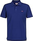 Elaborado en punto suave Levi\'s Levis HOUSEMARK Polo Sodalite Blue Camiseta de Manga Corta, S para Hombre