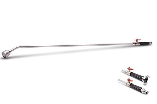 GRK/S 1400 Pistola de riego profesional | Aspersor | Ducha de jardín | Lanza de riego | Totalmente de metal | Conexión enchufable y conexión de garras