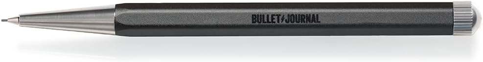 LEUCHTTURM1917 Official Bullet Journal Mechanical Pencil Special Edition Drehgriffel Nr. 2 - Built for BuJo - Mechanical Twist Stylus Pencil with 0.7 mm Pencil Leads Included (Black)