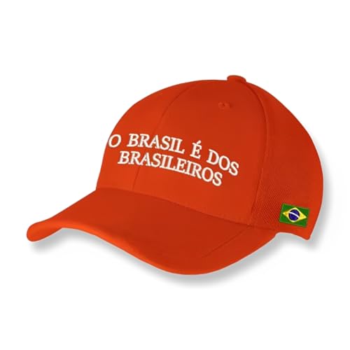Boné O Brasil É Dos Brasileiros Lula Vermelho Original