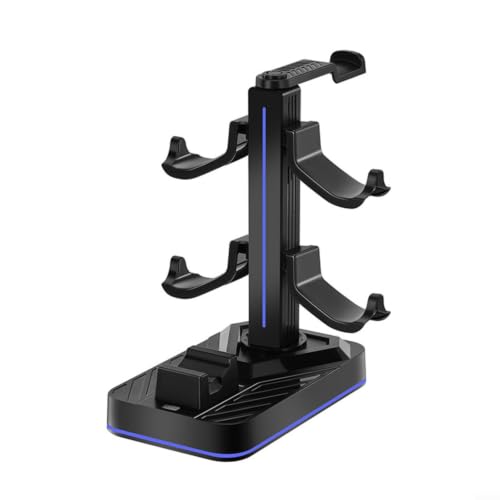 Chargeur manette PS5 rapide et support de casque à éclairage RVB dynamique - 3