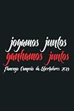  Flamengo Soccer Camisa Flamengo Jogamos Juntos Premium: notebook Graph Paper , 6x9 inch, 120p.