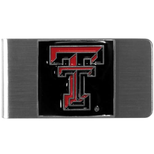 NCAA Siskiyou Sports Mens Texas Tech Red Raiders Steel Money Clip One Size Team Color