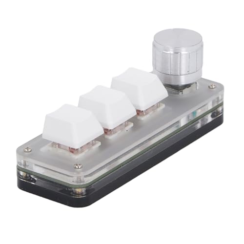 Mini clavier à 3 touches pour éviter les raccourcis complexes sur PC avec interrupteur rouge