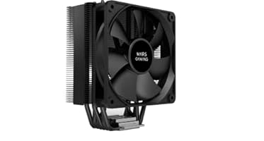 Mars Gaming MCPUPRO, Professioneller CPU Kühlkörper, 6 Heatpipes HCT, TDP 200W, 12cm Lüfter