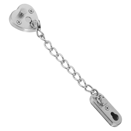 Cadena de seguridad de acero inoxidable con cierre resistente y diseño ajustable 2