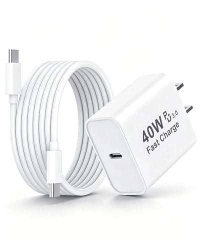 [Apple MFi Certified] iPad Charger Fast Charging, 40W USB C iPad Charger