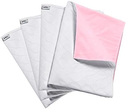 Amazon Brand - Umi Washable Bed Protector with Tucks - Incontinence Pad - Toilet Training Sleep Mat, Mint Green-86x132cm