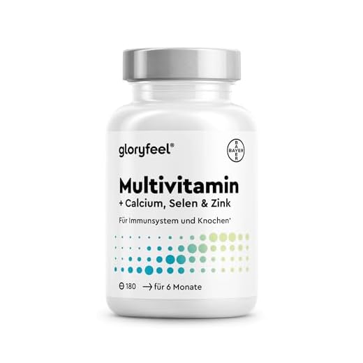 Multivitamin Tabletten - Wertvolle Mineralstoffe & alle A-Z Vitamine im Komplex - Halbjahresvorrat - 180 kleine, leicht zu schluckende Tabletten - Immun-Support* - 100% Laborgeprüft